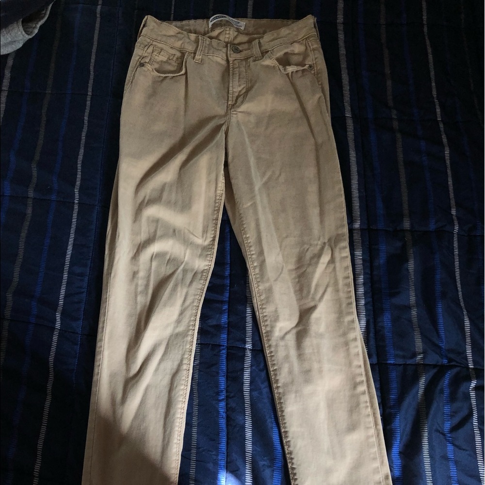 khaki old navy skinny jeans